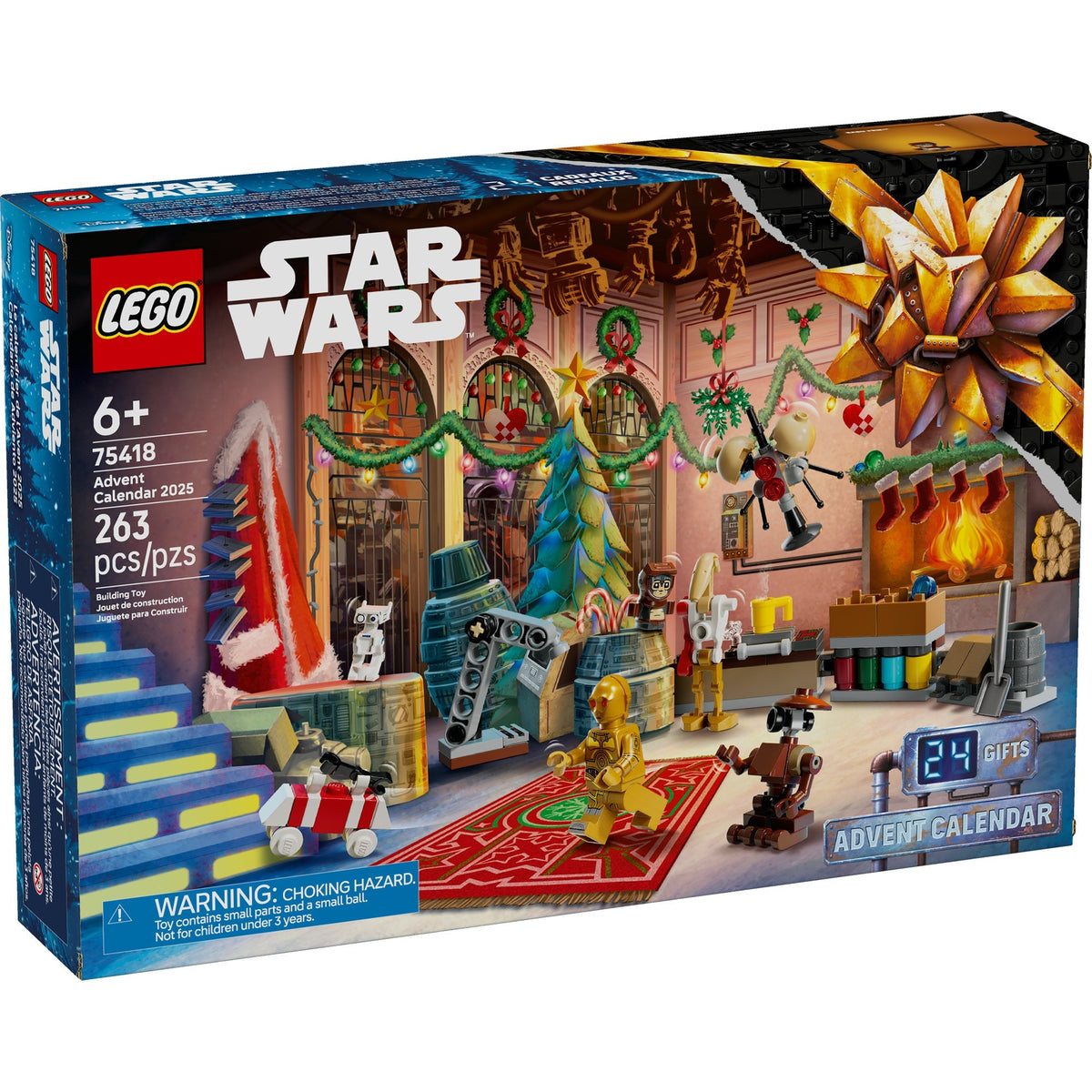 75418 Star Wars Advent Calendar (2025) (Retired) LEGO Star Wars product image 2, provided for visual reference and product