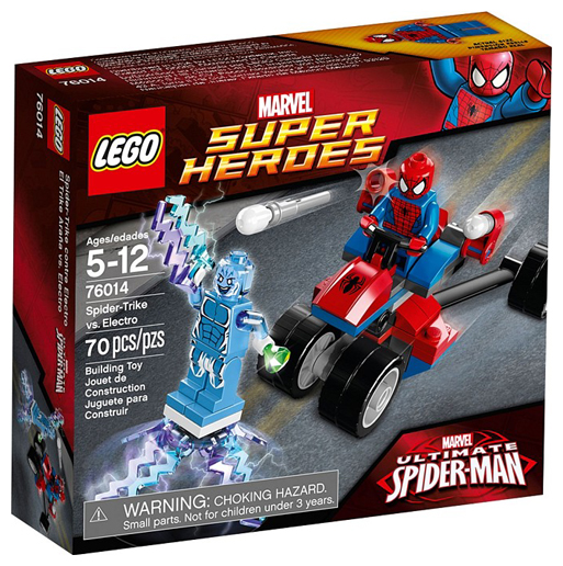 76014 Spider-Trike vs. Electro (Retired) LEGO Super Heroes product image 1, provided for visual reference and product detail