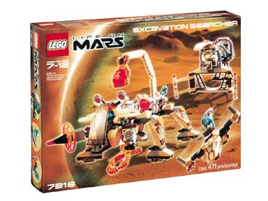 7316 Excavation Searcher (Retired) LEGO Space product image 1, provided for visual reference and product detail review