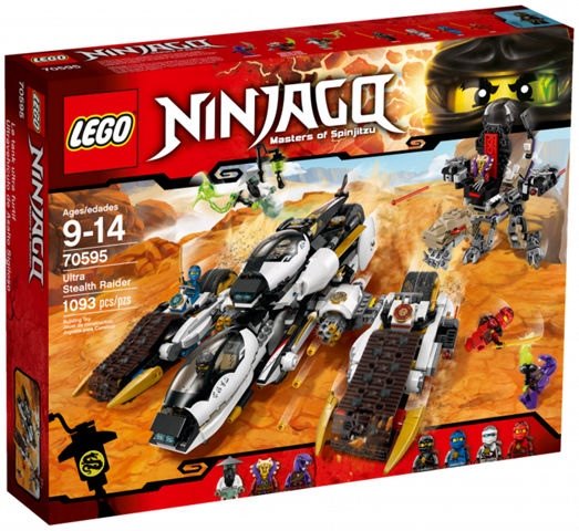 70595 Ultra Stealth Raider (Retired) LEGO Ninjago product image 1, provided for visual reference and product detail review