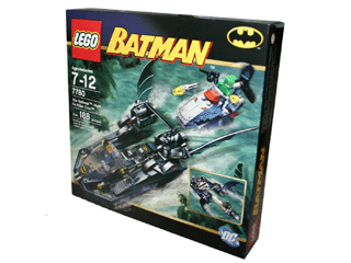 7780 The Batboat: Hunt for Killer Croc (Retired) LEGO Super Heroes product image 1, provided for visual reference and