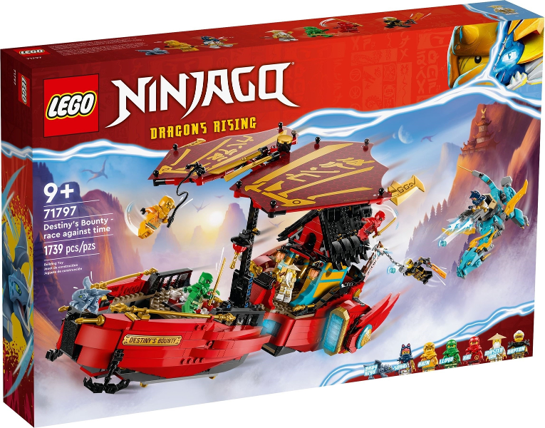 71797 Destiny's Bounty - Race Against Time (Retired) LEGO Ninjago product image 1, provided for visual reference and product