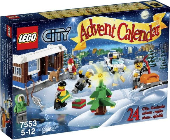 7553 City Advent Calendar (2011) (Retired) LEGO City product image 1, provided for visual reference and product detail review