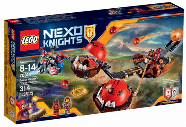 70314 Beast Master's Chaos Chariot (Retired) LEGO Nexo Knights product image 1, provided for visual reference and product