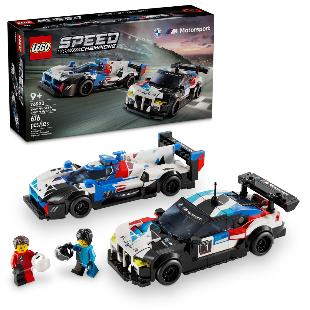 76922 BMW M4 GT3 & BMW M Hybrid V8 (Retired) LEGO Speed Champions product image 1, provided for visual reference and product