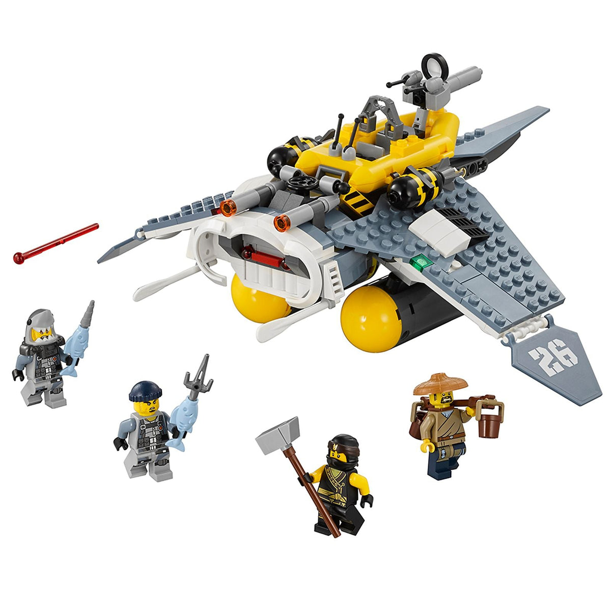 70609 Manta Ray Bomber (Retired) LEGO The LEGO Ninjago Movie product image 2, provided for visual reference and product