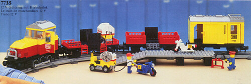 7735 Freight Train (Retired) LEGO Trains product image 2, provided for visual reference and product detail review