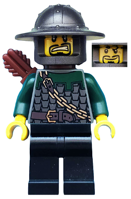 Kingdoms - Dragon Knight Scale Mail with Chain and Belt, Helmet with Broad Brim, Quiver (cas488) product image 1, provided
