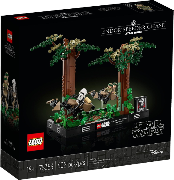 75353 Endor Speeder Chase Diorama (Retired) LEGO Star Wars product image 1, provided for visual reference and product detail