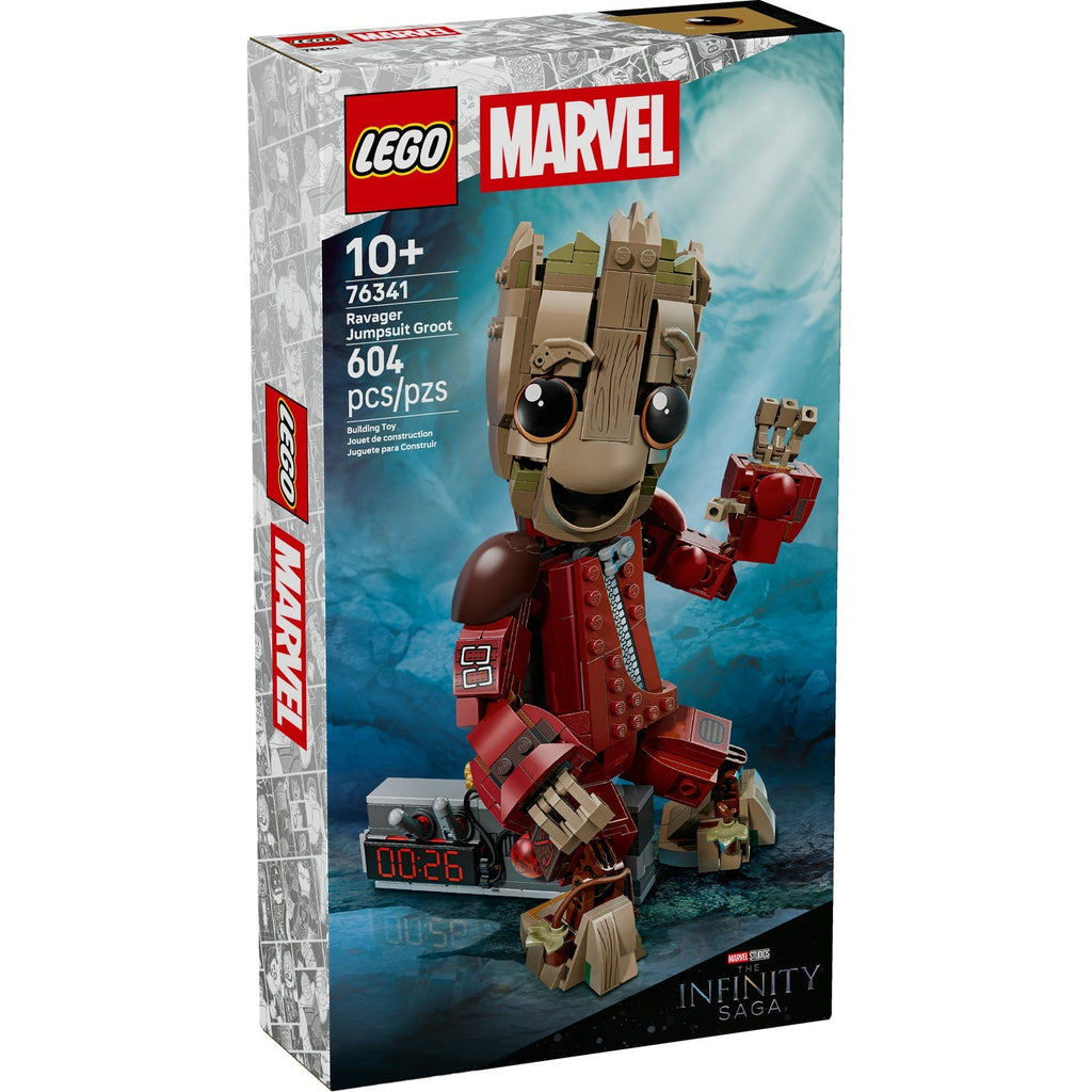 76341 Ravager Jumpsuit Groot (Retired) LEGO Super Heroes product image 1, provided for visual reference and product detail