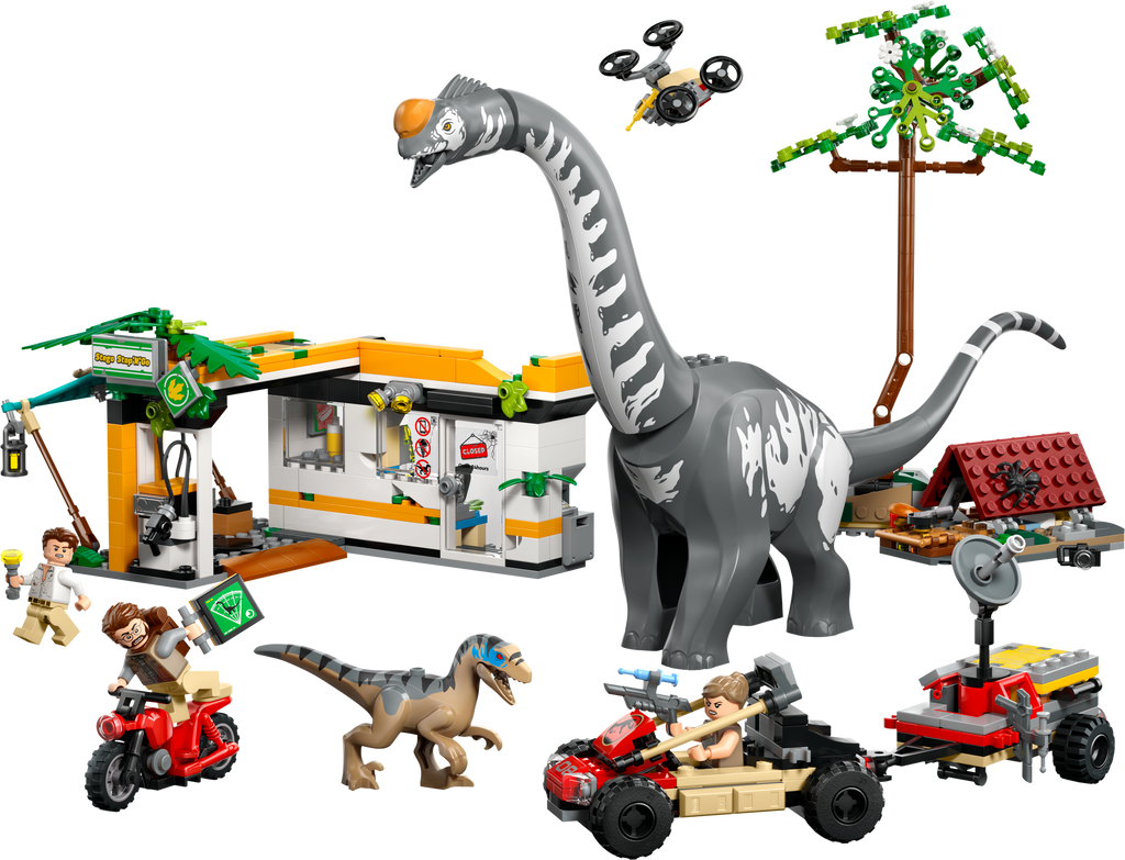 76973 Raptor & Titanosaurus Tracking Mission (Retired) LEGO Jurassic World product image 3, provided for visual reference