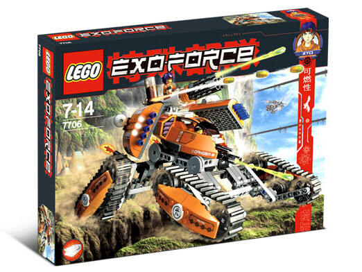 7706 Mobile Defense Tank (Retired) LEGO Exo-Force product image 1, provided for visual reference and product detail review