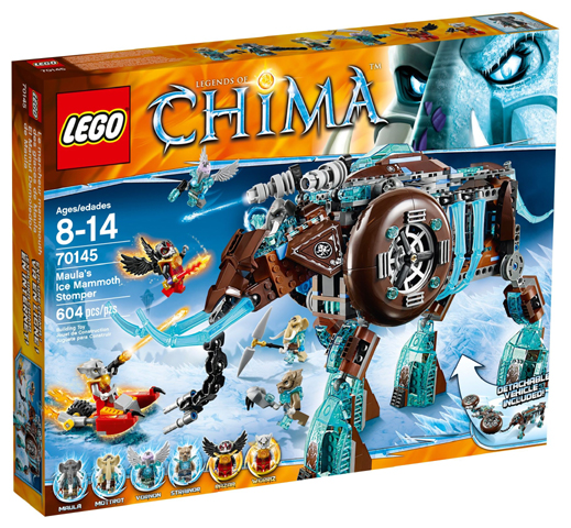 70145 Maula's Ice Mammoth Stomper (Retired) LEGO Legends of Chima product image 1, provided for visual reference and product