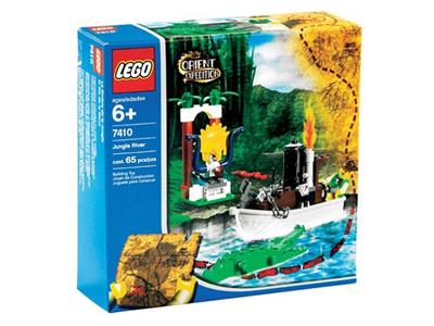 7410 Jungle River (Retired) LEGO Adventurers product image 1, provided for visual reference and product detail review