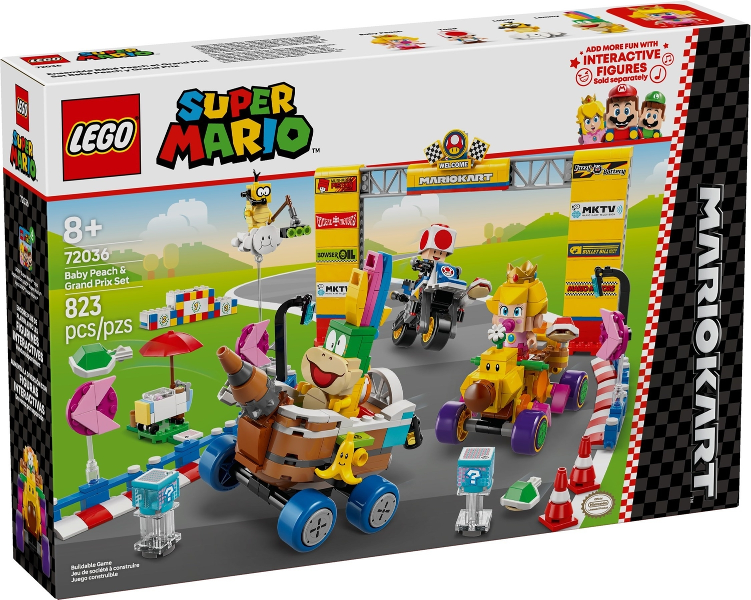 72036 Mario Kart - Baby Peach & Grand Prix Set (Retired) LEGO Super Mario product image 1, provided for visual reference and