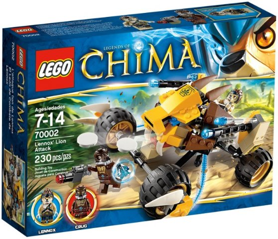 70002 Lennox' Lion Attack (Retired) LEGO Legends of Chima product image 1, provided for visual reference and product detail