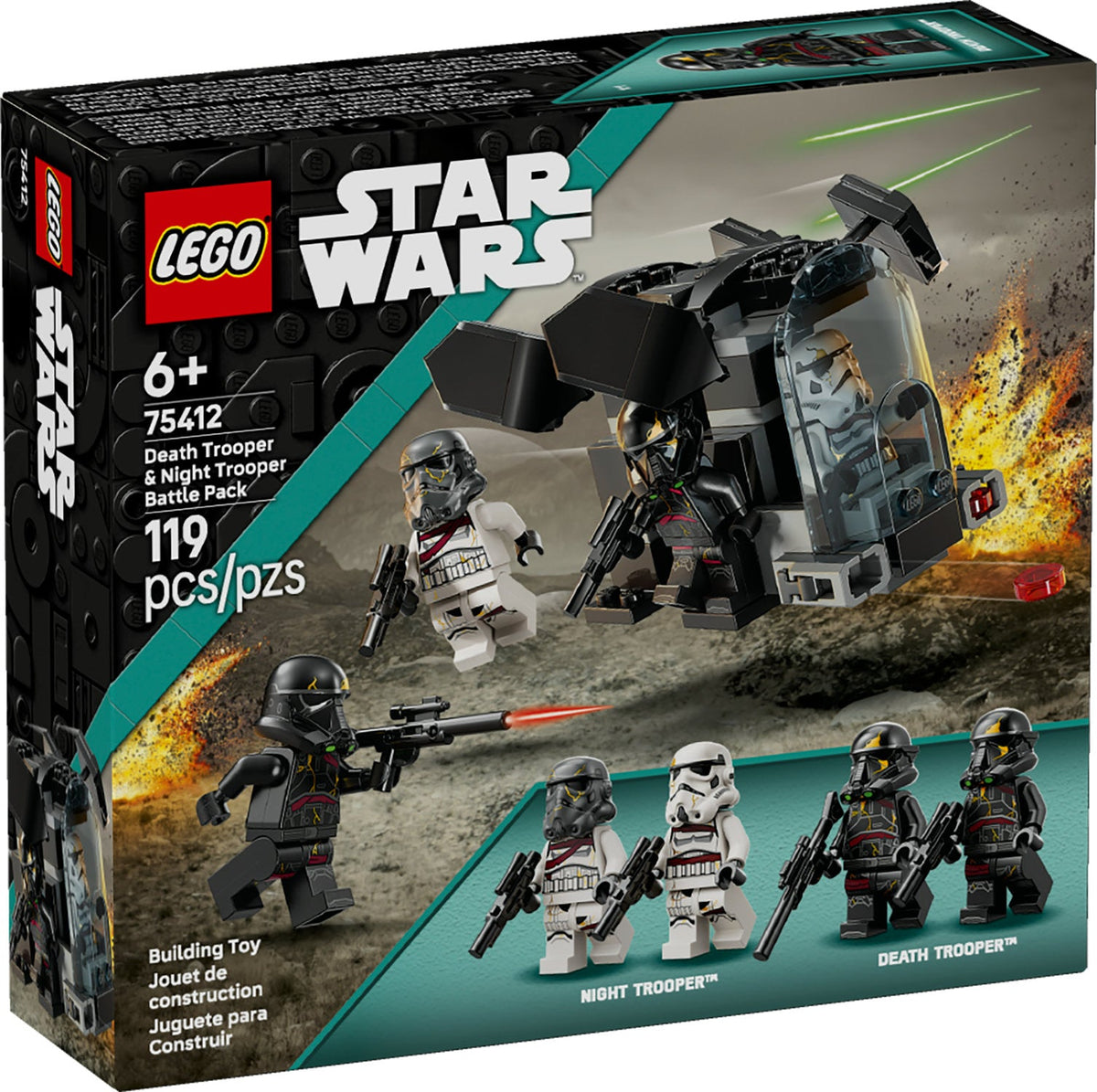 75412 Death Trooper & Night Trooper Battle Pack (Retired) LEGO Star Wars product image 1, provided for visual reference and