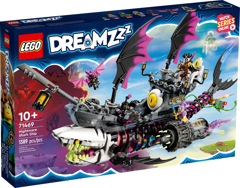 71469 Nightmare Shark Ship (Retired) LEGO Dreamzzz product image 1, provided for visual reference and product detail review