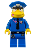 Chief Wiggum with Dark Pink Frosting Splotches on Face and Shirt (sim023) product image 1, provided for visual reference and