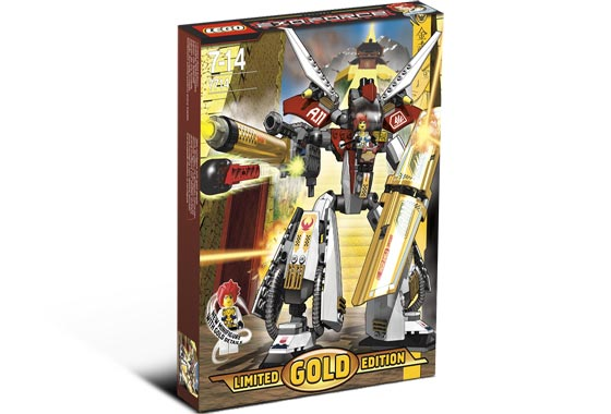 7714 Golden Guardian (Limited Gold Edition) (Retired) LEGO Exo-Force product image 1, provided for visual reference and