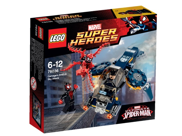76036 Carnage's SHIELD Sky Attack (Retired) LEGO Super Heroes product image 1, provided for visual reference and product