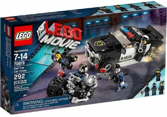 70819 Bad Cop Car Chase (Retired) LEGO The LEGO Movie product image 1, provided for visual reference and product detail