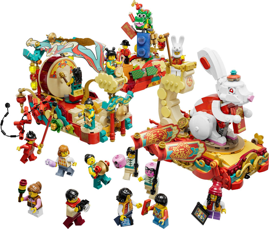 80111 Lunar New Year Parade (Retired) LEGO Seasonal product image 2, provided for visual reference and product detail review