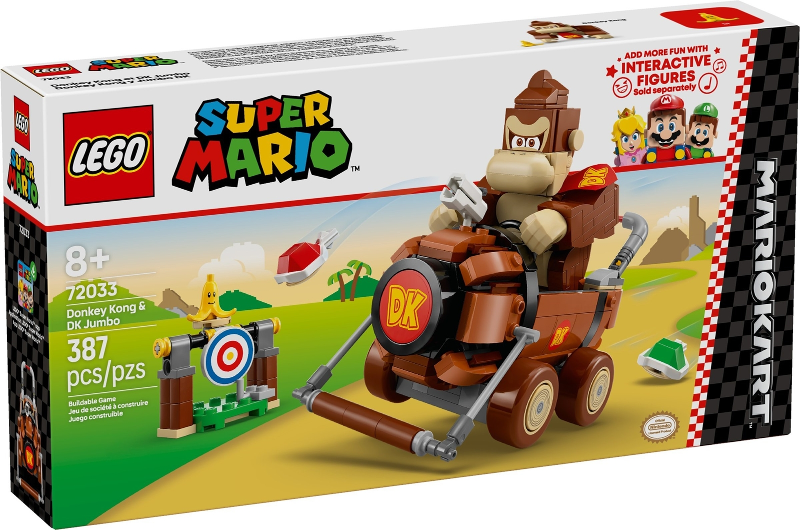 72033 Mario Kart - Donkey Kong & DK Jumbo (Retired) LEGO Super Mario product image 1, provided for visual reference and