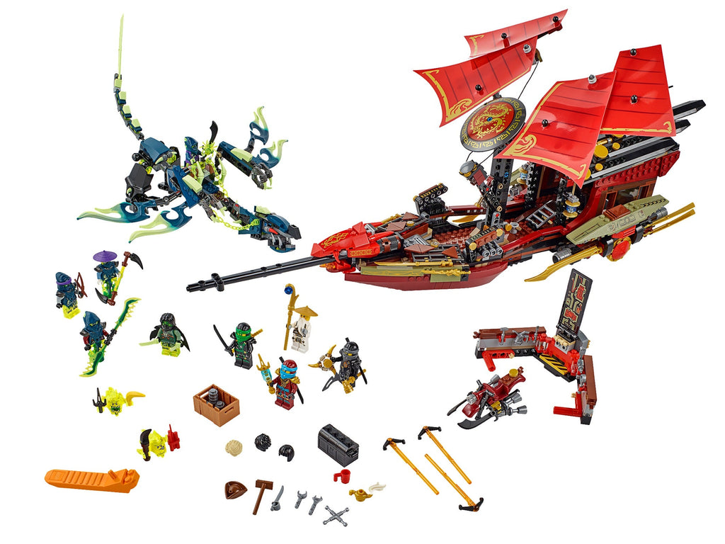 70738 Final Flight of Destiny's Bounty (Retired) LEGO Ninjago product image 2, provided for visual reference and product