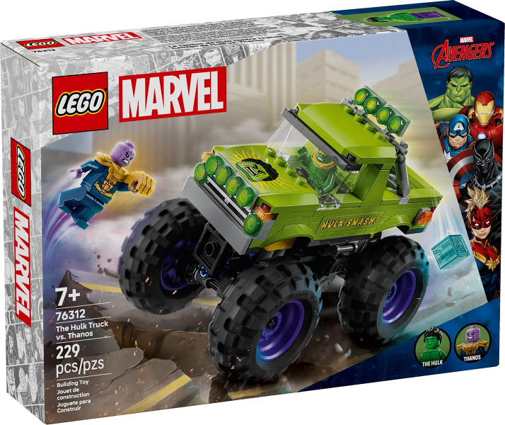 76312 The Hulk Truck vs. Thanos (Retired) LEGO Super Heroes product image 2, provided for visual reference and product