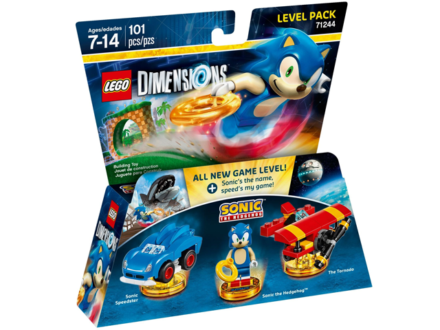 71244 Level Pack - Sonic the Hedgehog (Retired) LEGO Dimensions product image 1, provided for visual reference and product