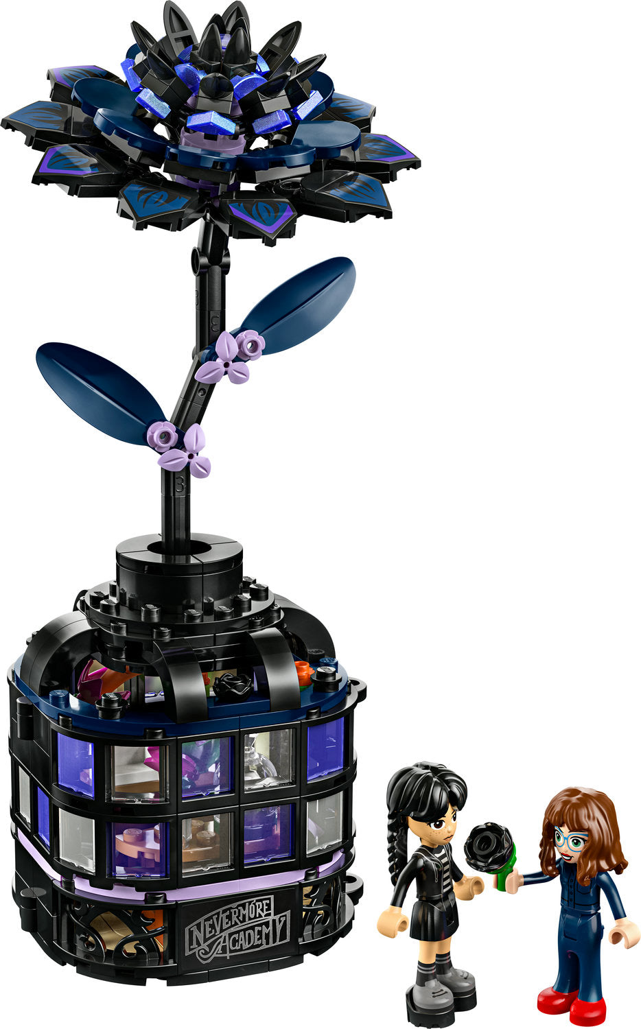 76784 Black Dahlia Flower (Retired) LEGO Wednesday product image 3, provided for visual reference and product detail review
