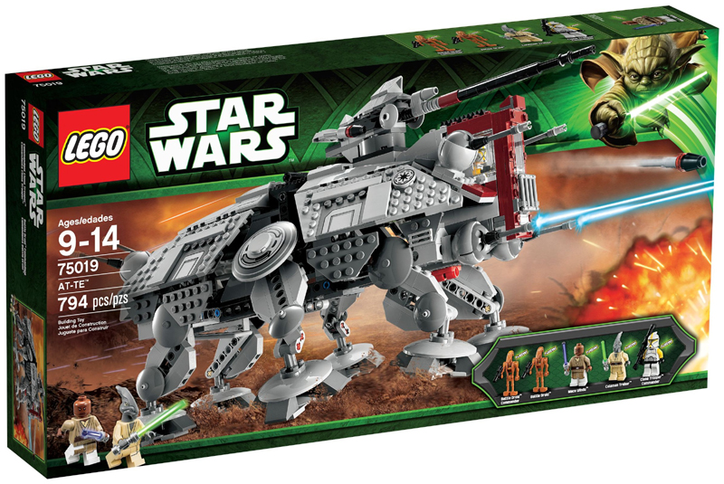 75019 AT-TE (Retired) LEGO Star Wars product image 1, provided for visual reference and product detail review