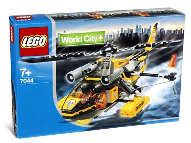 7044 Rescue Chopper (Retired) LEGO World City product image 1, provided for visual reference and product detail review