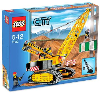 7632 Crawler Crane (Retired) LEGO City product image 1, provided for visual reference and product detail review