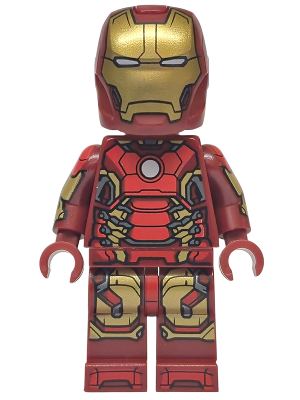 Iron Man - Mark 43 Armor, Light Nougat Head, Printed Arms (sh1103) product image 1, provided for visual reference and