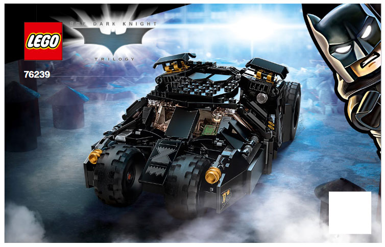 76239 Batmobile Tumbler: Scarecrow Showdown (Used) LEGO Super Heroes product image 2, provided for visual reference and