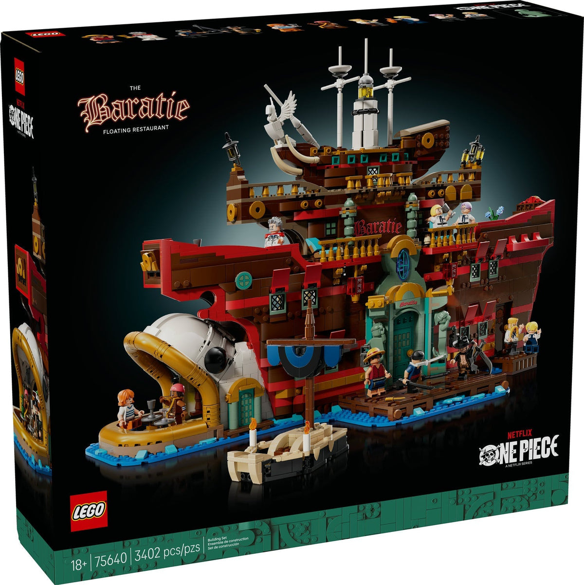 75640 The Baratie Floating Restaurant (Retired) LEGO One Piece product image 1, provided for visual reference and product