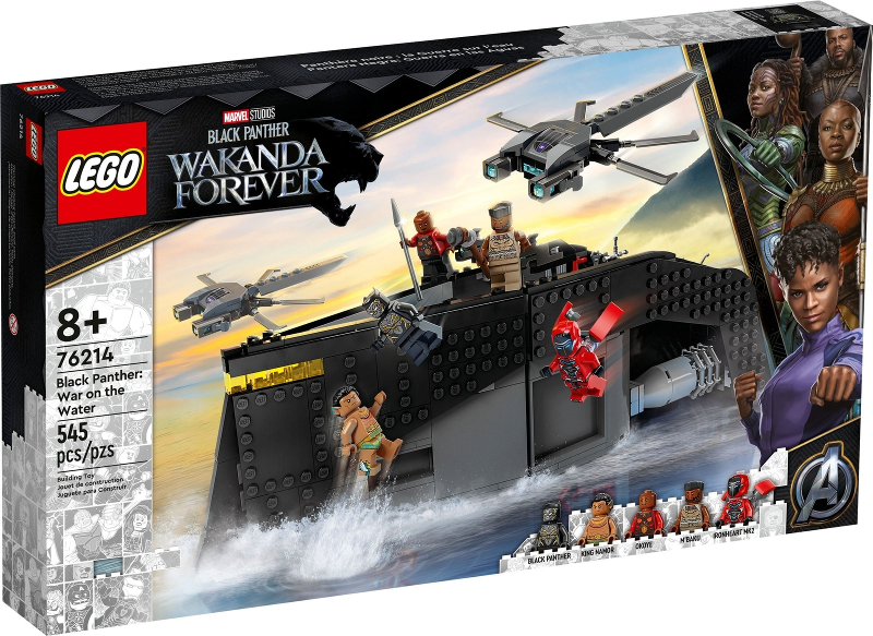 76214 Black Panther: War on the Water (Retired) LEGO Super Heroes product image 1, provided for visual reference and product