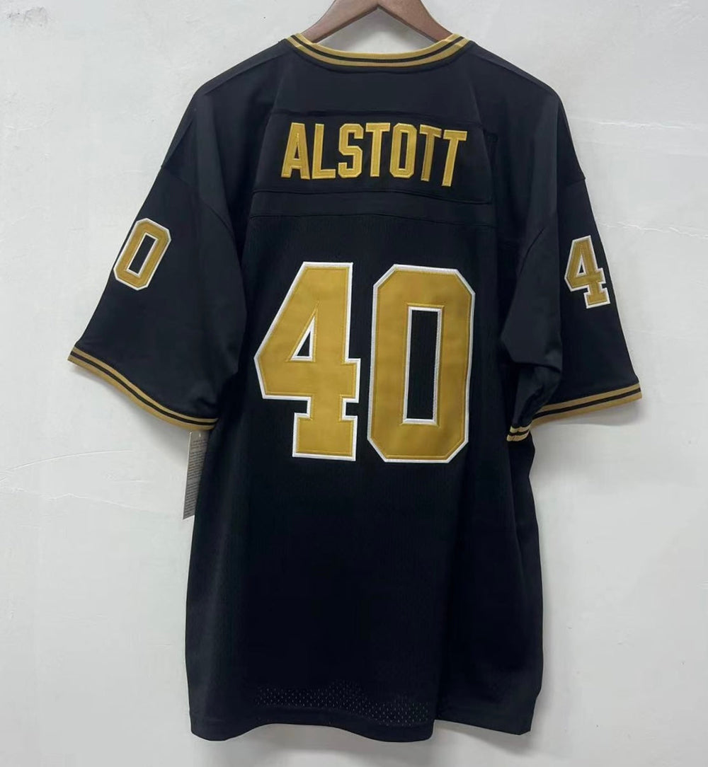 Mike Alstott Purdue Boilermakers Jersey Mitchell & Ness