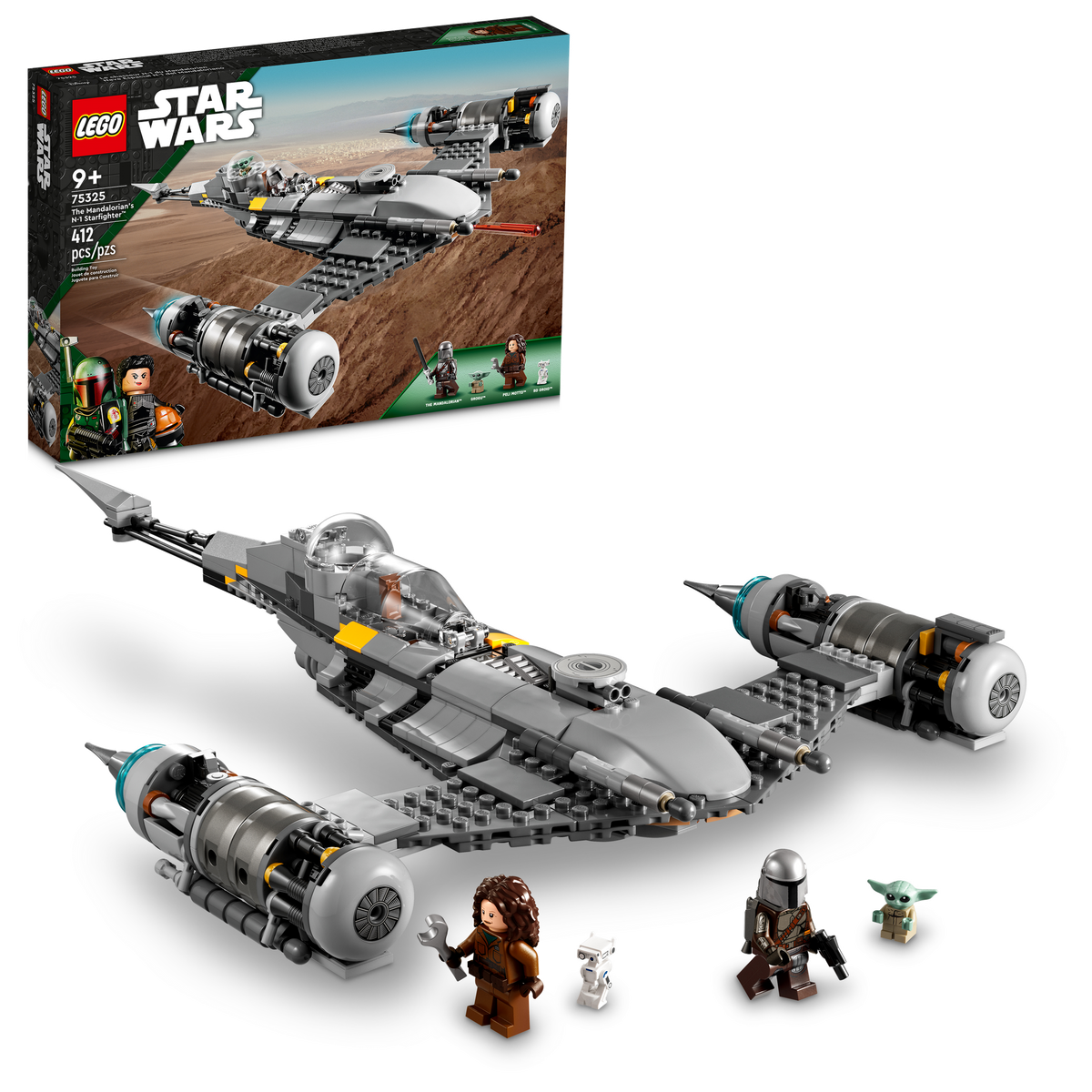 75325 The Mandalorian's N-1 Starfighter (Retired) LEGO Star Wars product image 2, provided for visual reference and product