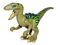 RAPTOR02 Dinosaur Raptor / Velociraptor with Dark Green Back, Lime Markings and Tan Claws product image 1, provided for