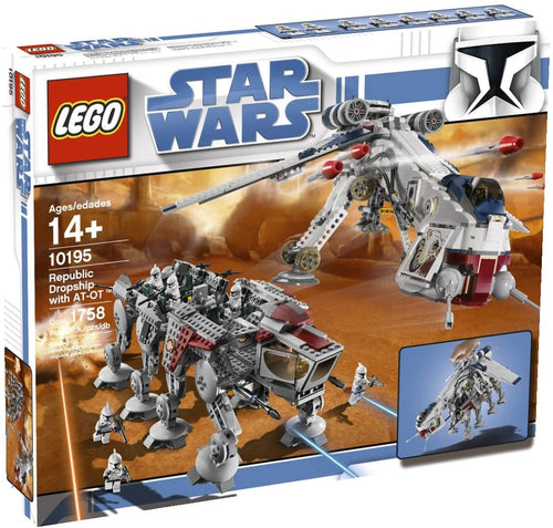 10195 Republic Dropship with AT-OT (Retired) (New Sealed) product image 1, provided for visual reference and product detail