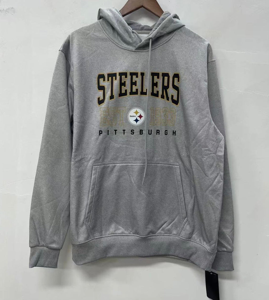 Pittsburgh Steelers Official NFL hoodie gray product image 1