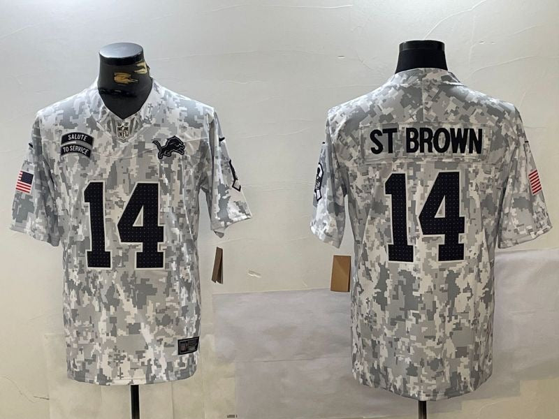 Amon-Ra St Brown Detroit Lions 2024 Nike NFL Salute to