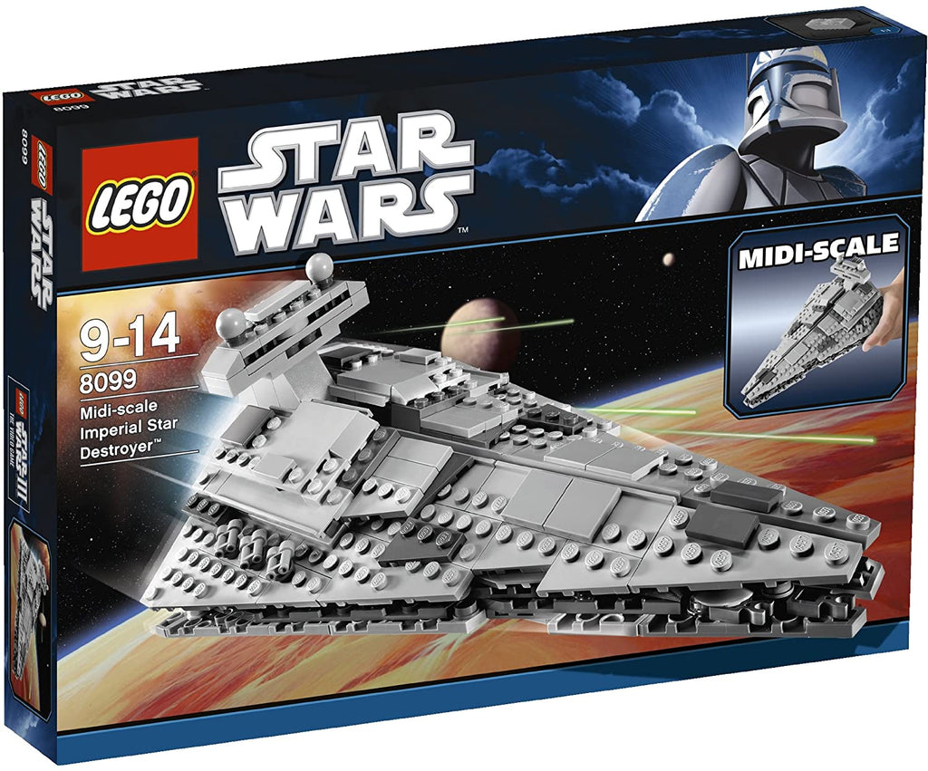 8099 Midi-scale Imperial Star Destroyer (Retired) (New Sealed) product image 1, provided for visual reference and product