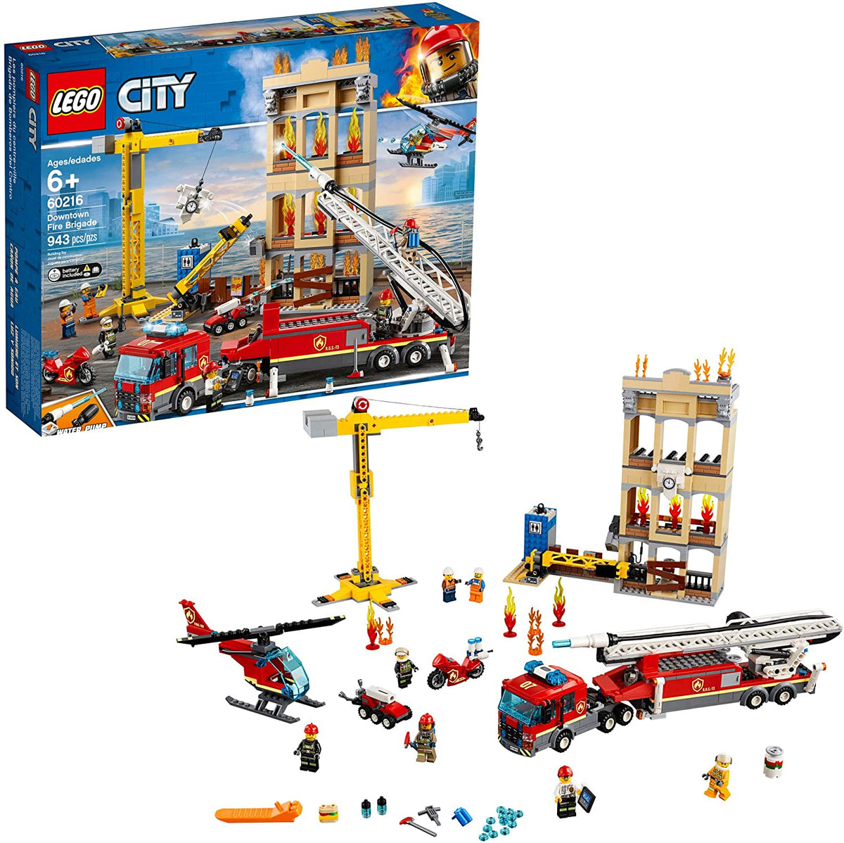 60216 Downtown Fire Brigade product image 1, provided for visual reference and product detail review