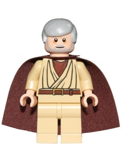 SW0637a Obi-Wan Kenobi - Old, Standard Cape, with Pupils product image 1, provided for visual reference and product detail