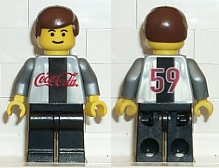Soccer Player Coca-Cola Secret Player B - Silver (cc4472) product image 1, provided for visual reference and product detail