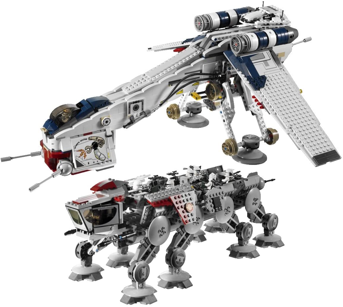 10195 Republic Dropship with AT-OT (Retired) (New Sealed) product image 2, provided for visual reference and product detail